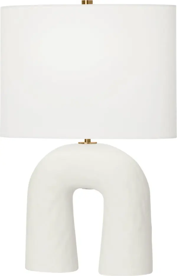 Aura Small Table Lamp in Rough Black Ceramic - Image 3