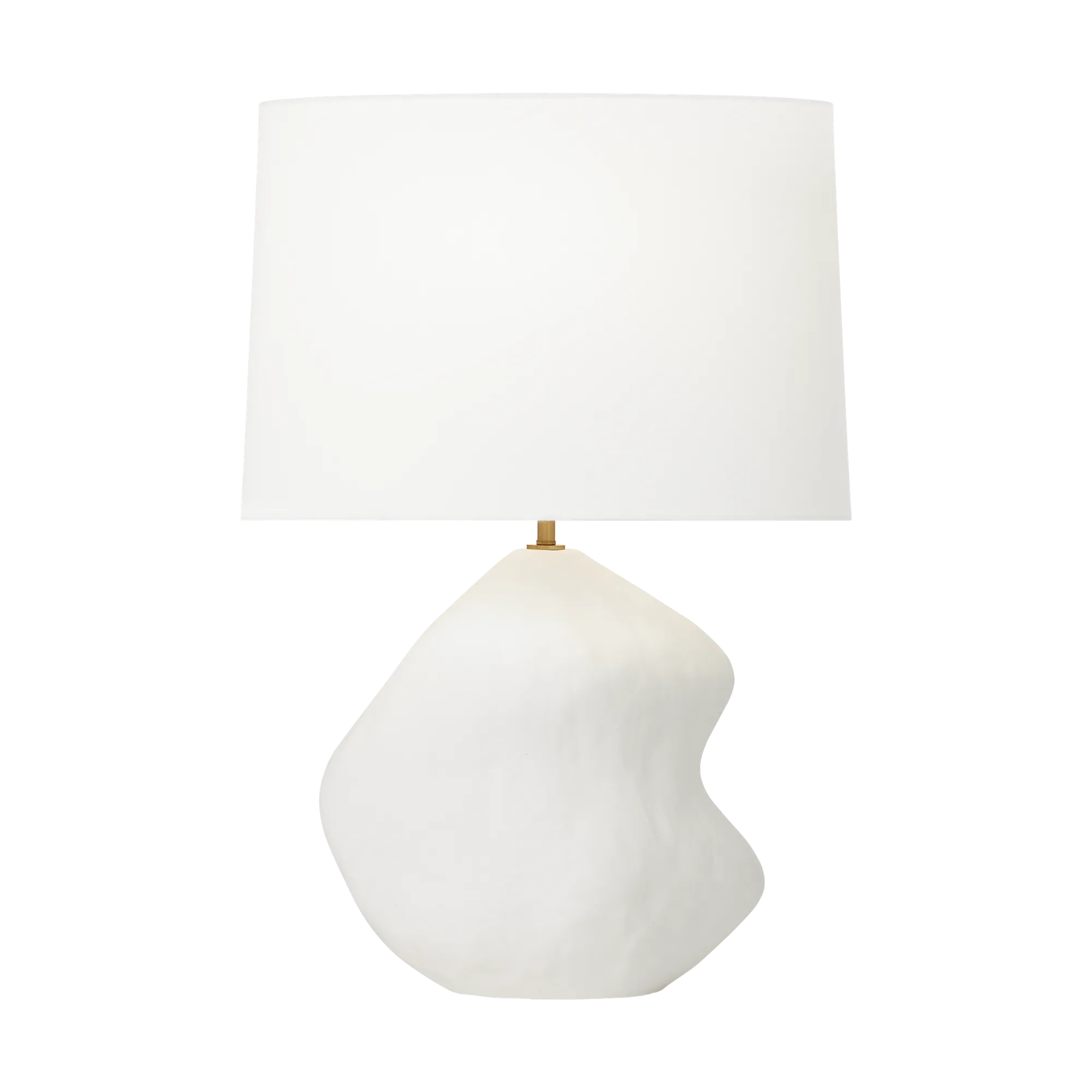 Broxton Medium Table Lamp in Matte White Ceramic