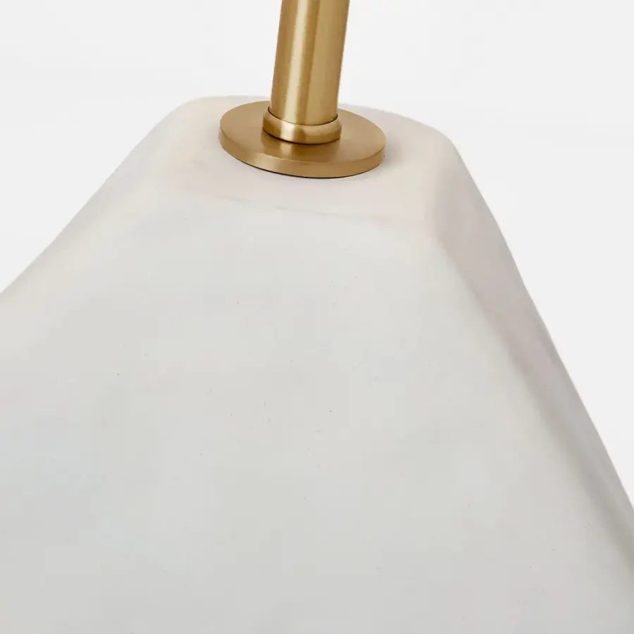 Sybert Medium Table Lamp in Matte White Ceramic - Image 5