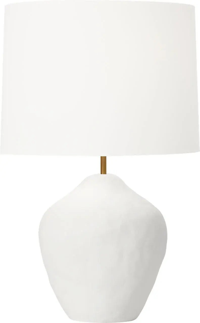 Cadley Medium Table Lamp in Matte White Ceramic - Image 4