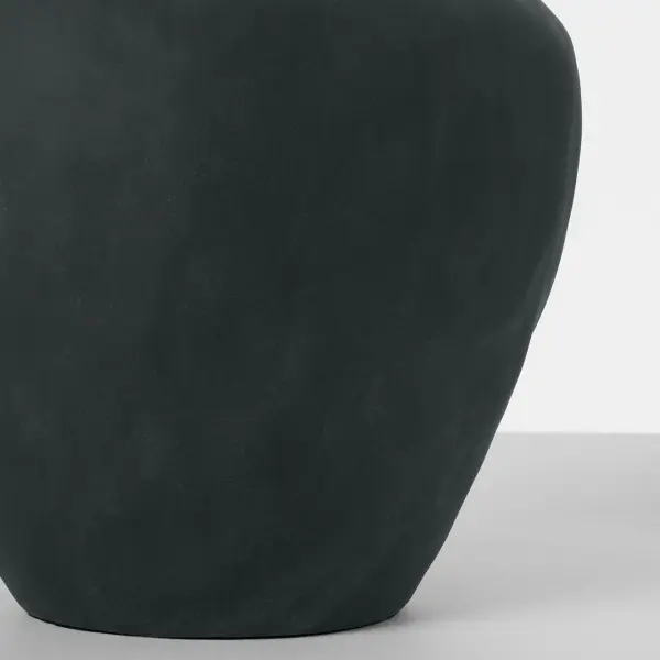 Cadley Medium Table Lamp in Rough Black Ceramic - Image 6