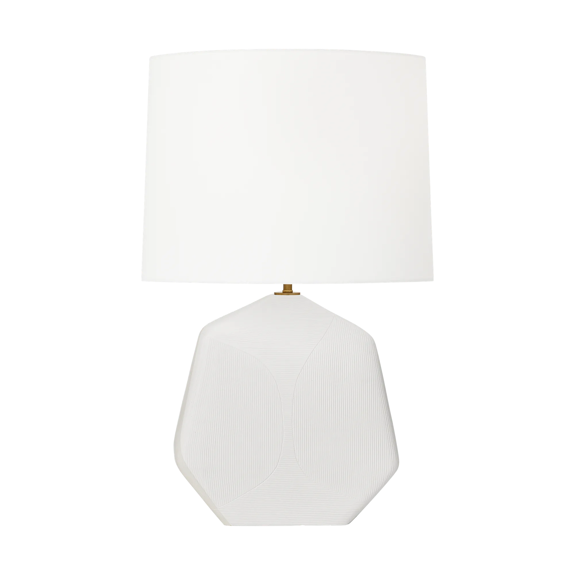 Tallulah Medium Table Lamp in Matte White Ceramic