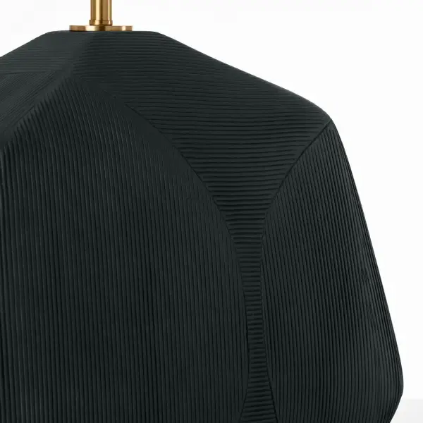 Tallulah Medium Table Lamp in Rough Black Ceramic - Image 7