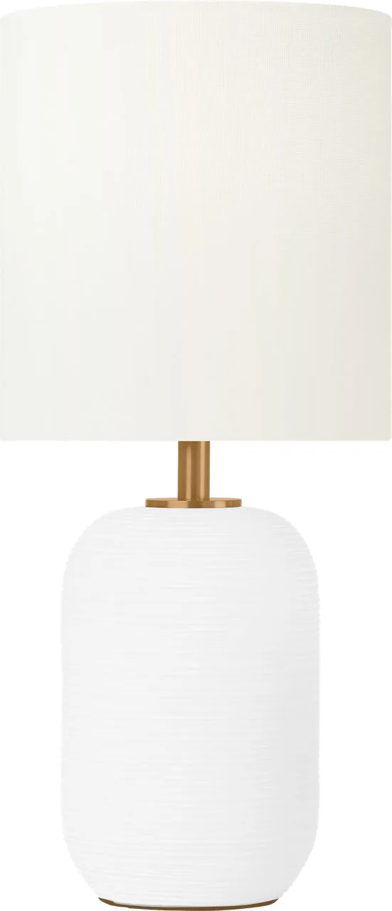 Fanny Small Table Lamp in Matte White Ceramic