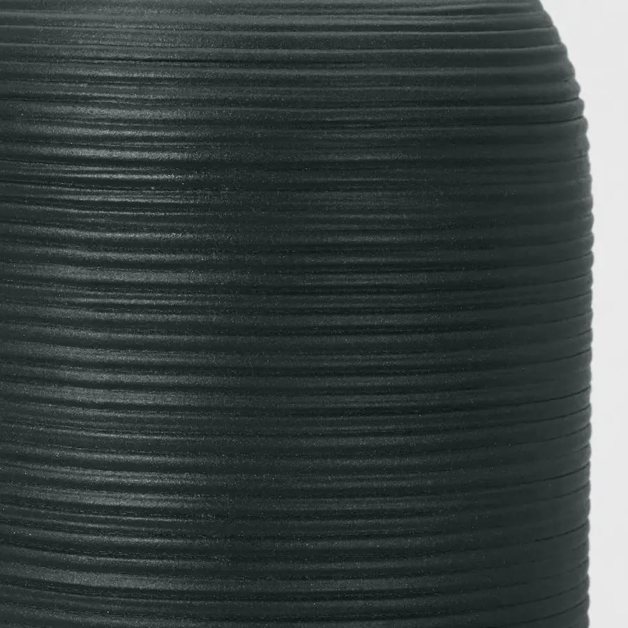 Fanny Small Table Lamp in Rough Black Ceramic - Image 2