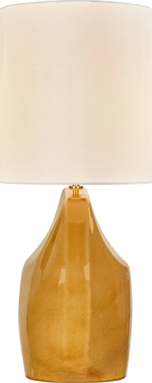 Pente 27" Table Lamp in Cracked Honey - Image 4