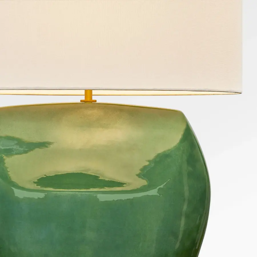 Pente 27" Table Lamp in Green - Image 7