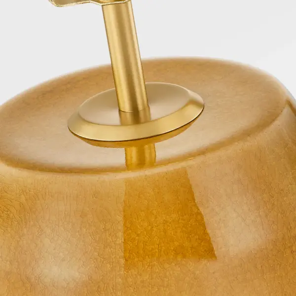 The Nell 28" Table Lamp transforms ancient Siwa sand house architecture into a modern sculptural form. Its hand-built ceramic construction with a flared footed base offers quiet luxury and artistic presence for sophisticated interiors. - alternate view