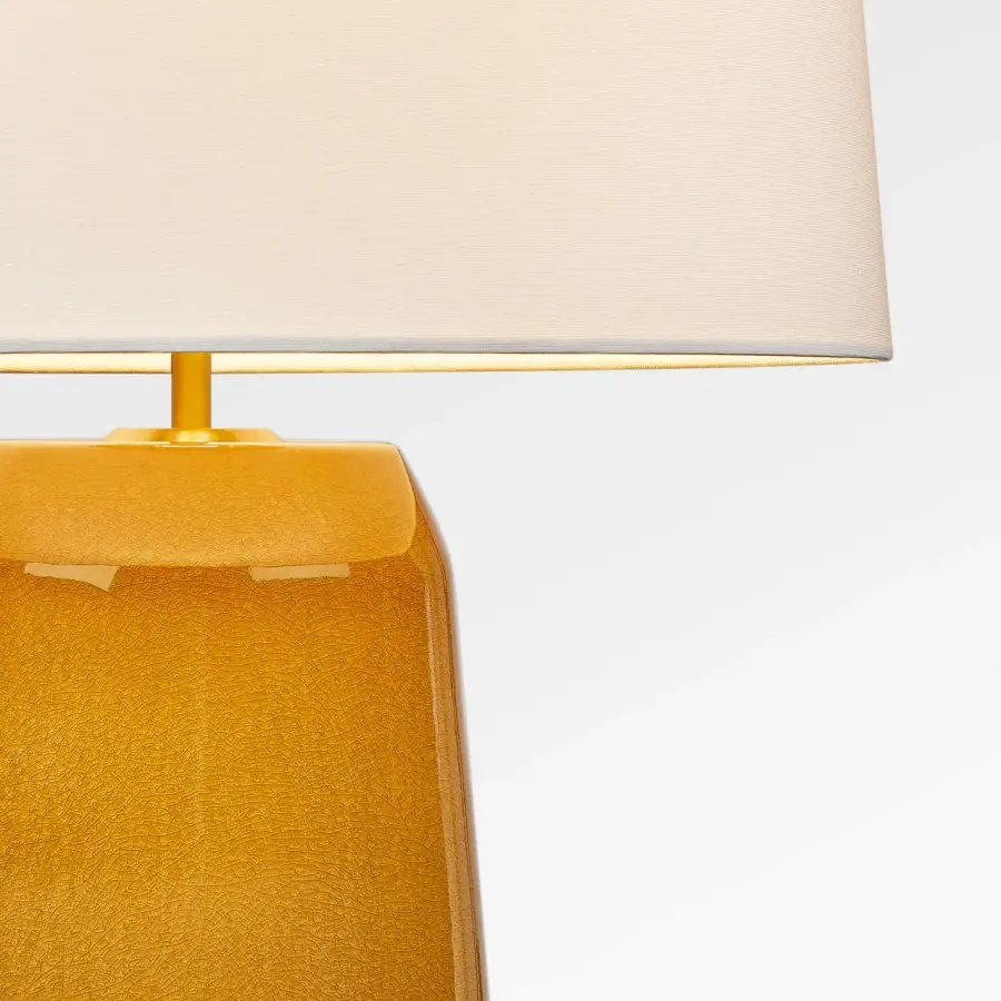 Nell 28" Table Lamp in Cracked Honey - Image 3