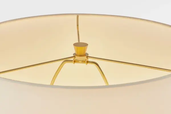Nell 28" Table Lamp in Cracked Honey - Image 4