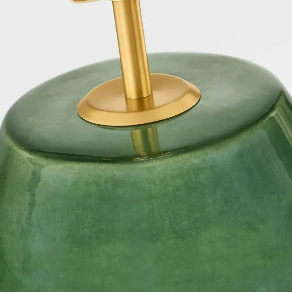 Nell 28" Table Lamp in Green - Image 3