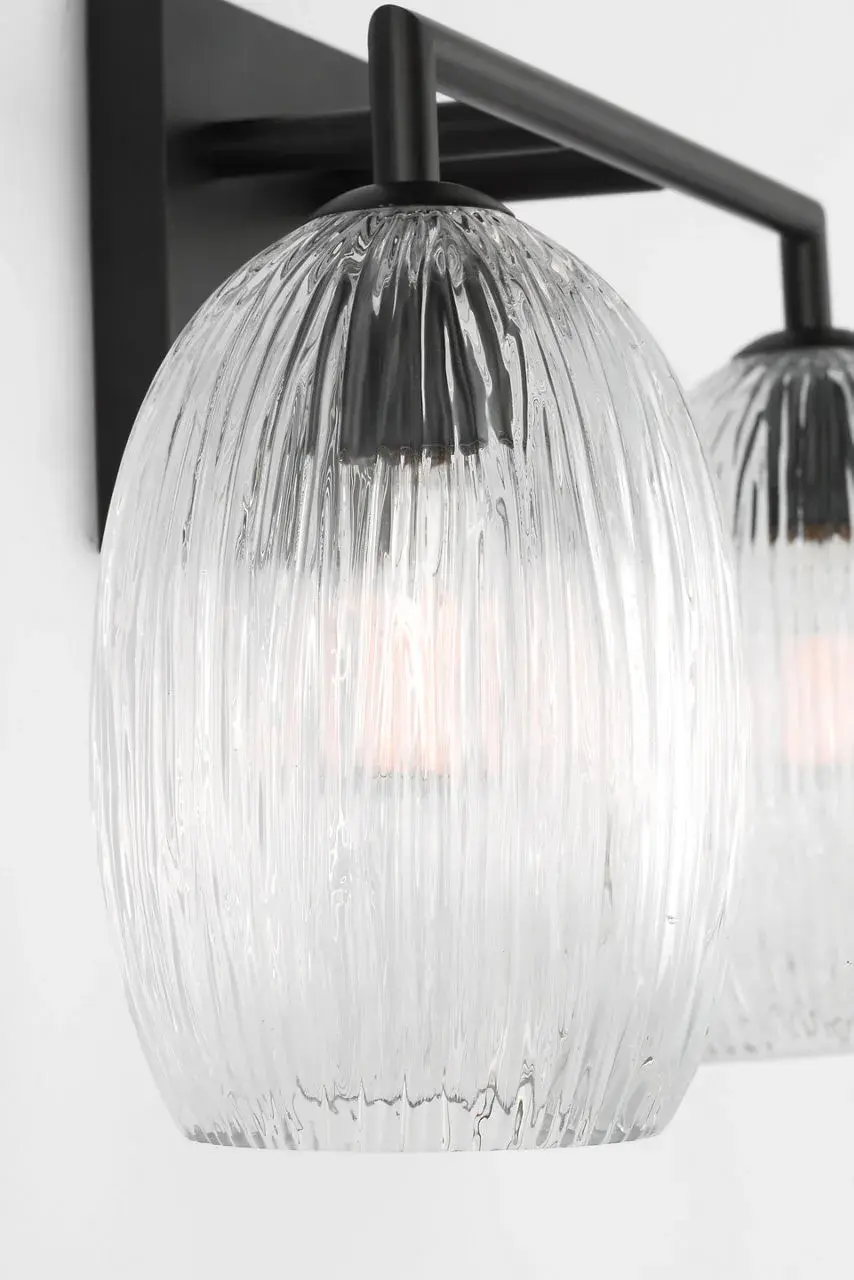Serafina 16" Bath Vanity Light in Aged Iron - Image 2