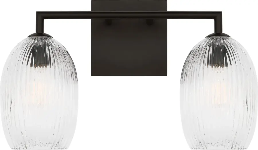 Serafina 16" Bath Vanity Light in Aged Iron - Image 4