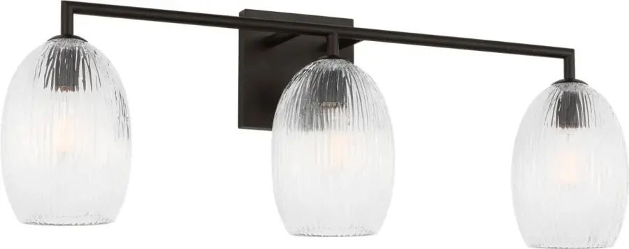 Serafina 27" Bath Vanity Light in Aged Iron - Image 1