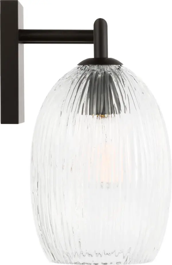 Serafina 27" Bath Vanity Light in Aged Iron - Image 5