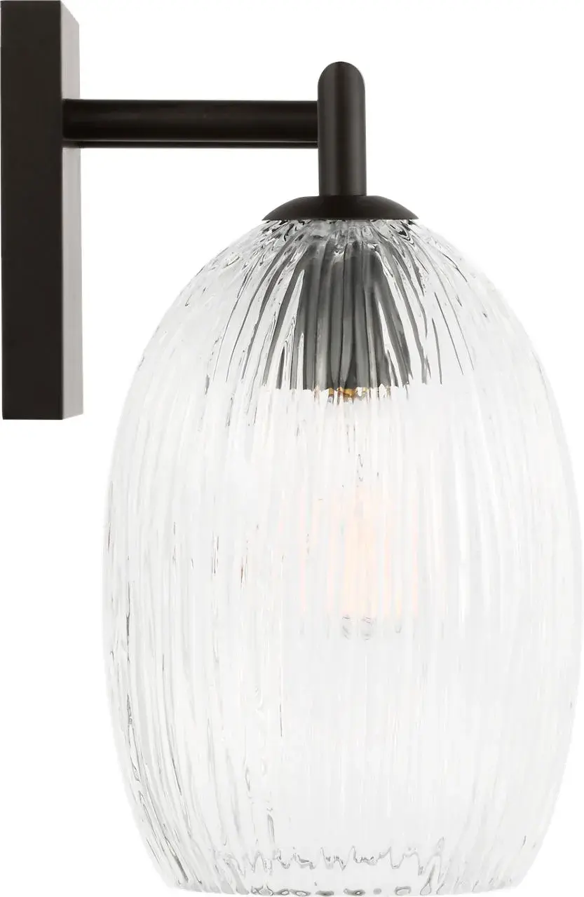 Serafina 27" Bath Vanity Light in Aged Iron - Image 5