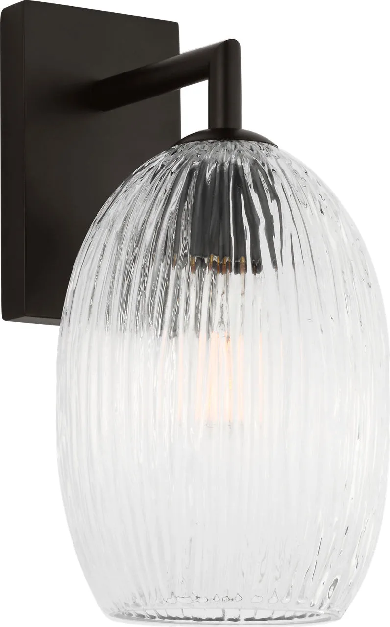 Serafina 10" Sconce in Aged Iron