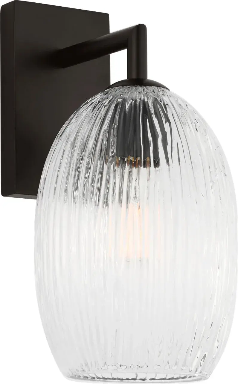 Serafina 10" Sconce in Aged Iron - Image 1