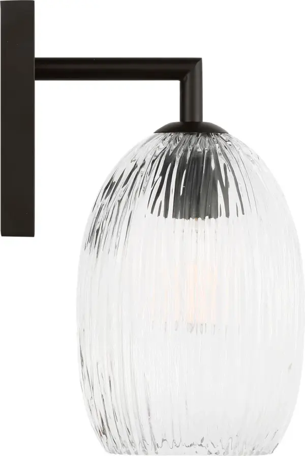 Serafina 10" Sconce in Aged Iron - Image 3