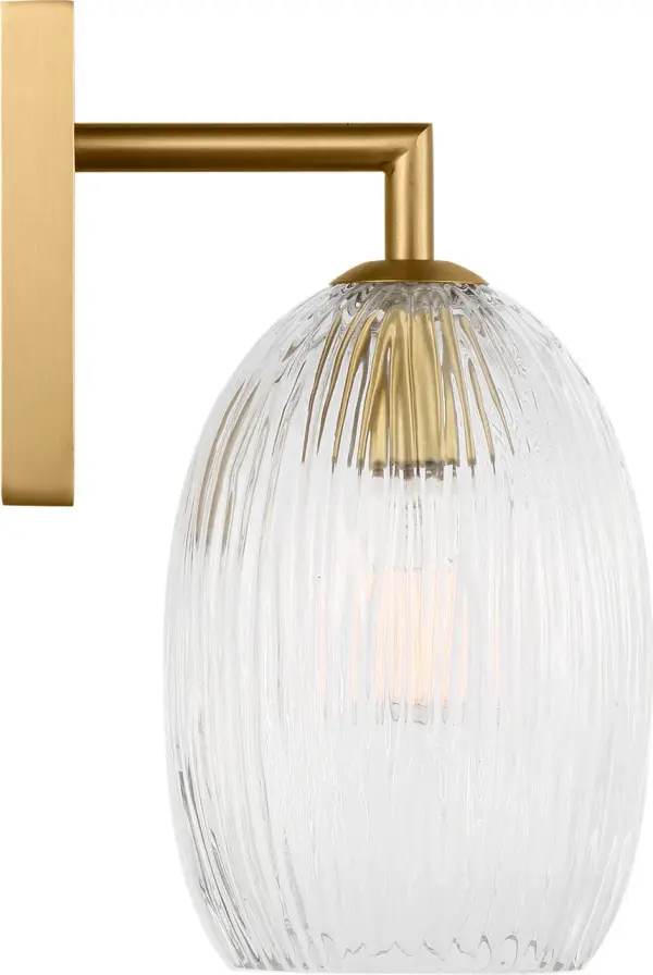 Serafina 10" Sconce in Burnished Brass - Image 5