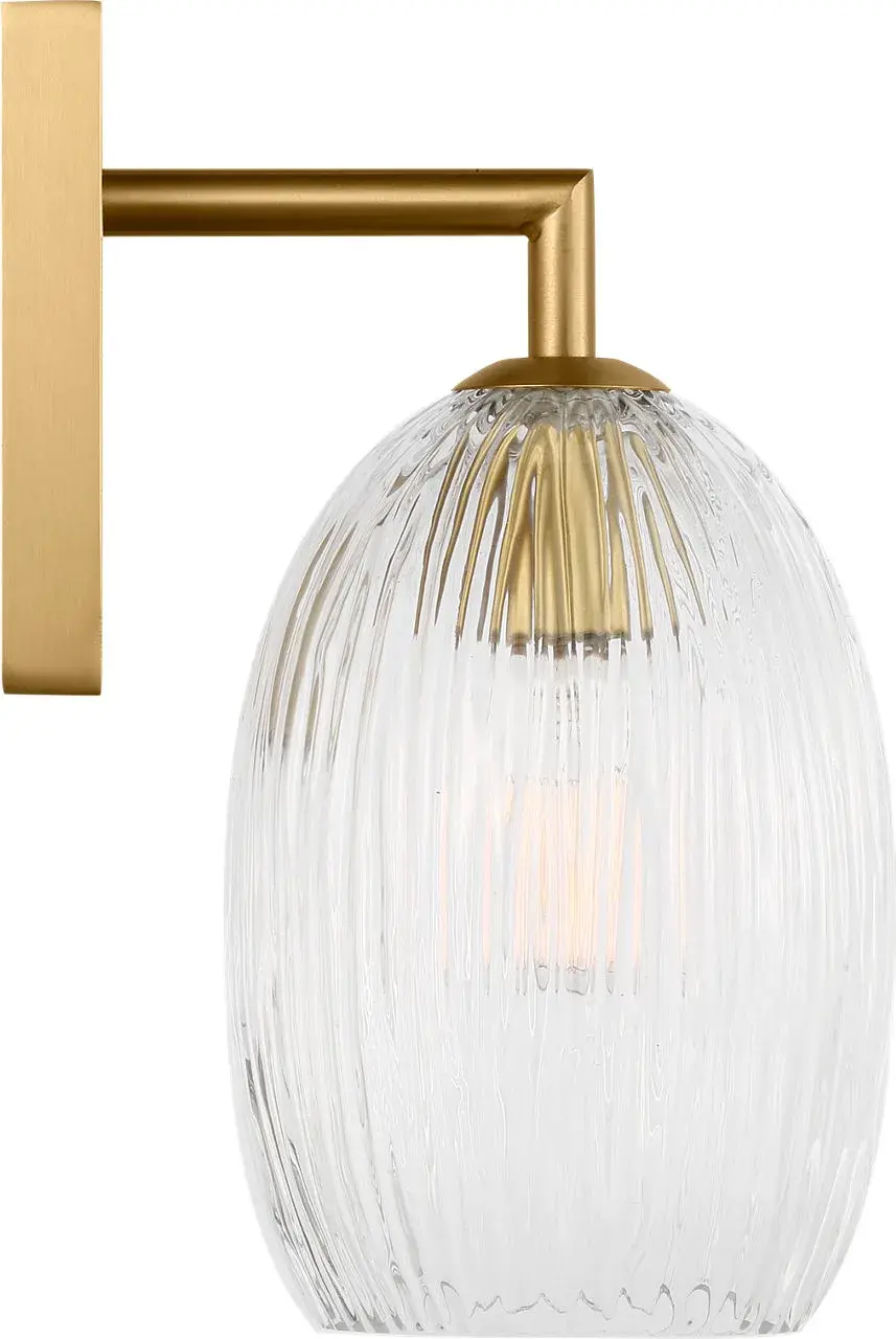 Serafina 10" Sconce in Burnished Brass - Image 5