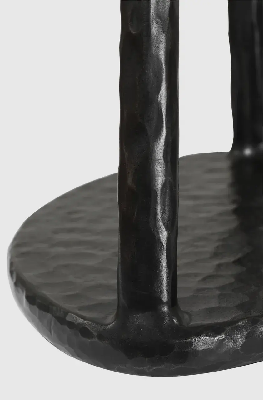 Sculptural Statement Floor Lamp with Timeless Aged Iron Finish - Image 4