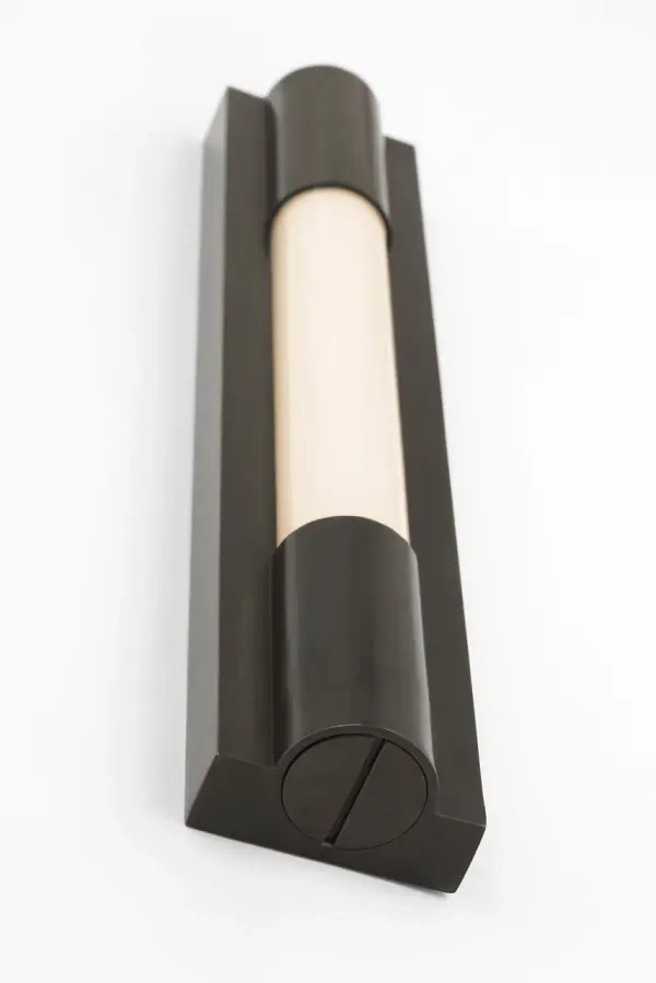 Ellington 16" Slimline Bath Light in Bronze with White Glass - Image 3