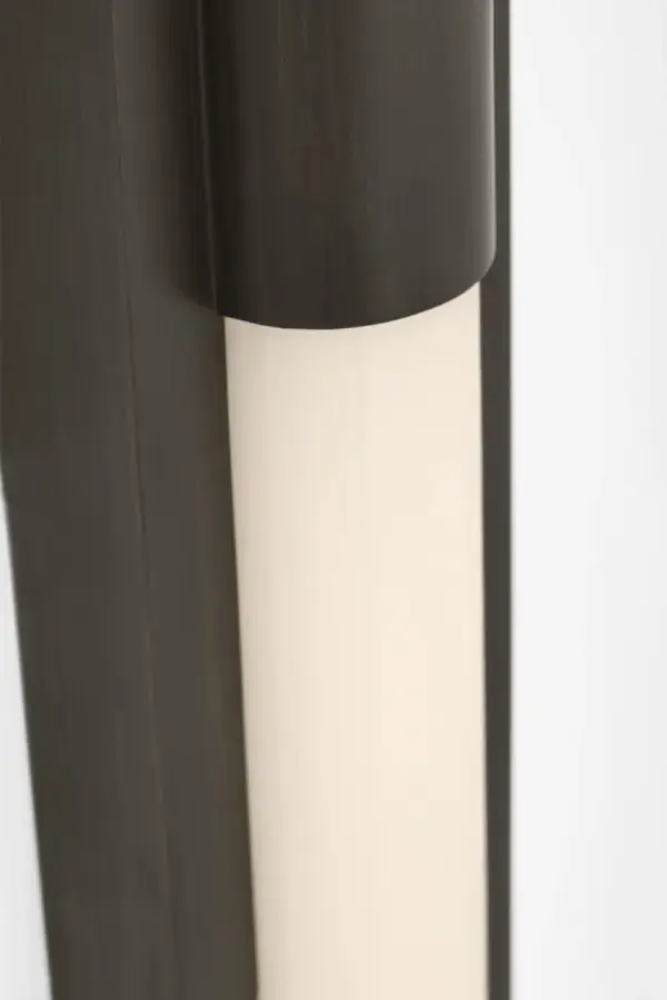 Ellington 16" Slimline Bath Light in Bronze with White Glass - Image 4