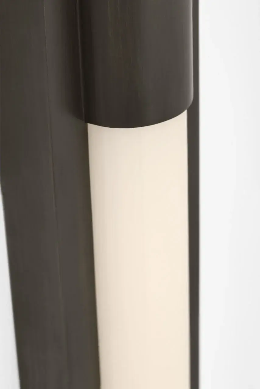 Ellington 16" Slimline Bath Light in Bronze with White Glass - Image 4