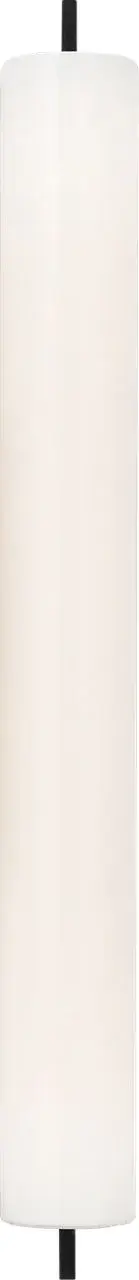 The Bowen linear bath sconce combines classic bronze metalwork with clean white glass for sophisticated bathroom lighting. Its 28-inch width provides excellent illumination for vanity areas while maintaining a refined aesthetic.