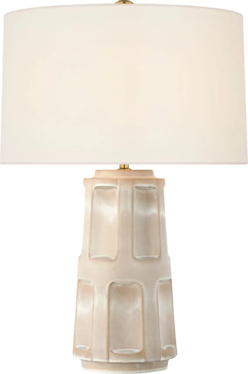 Sophisticated Organic Table Lamp with Textured Stone Finish - Image 5