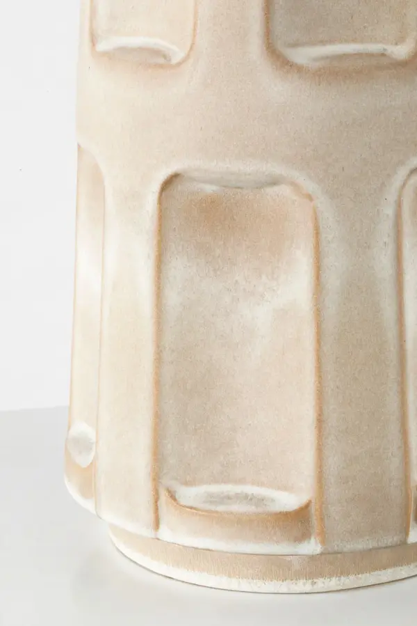 Sophisticated Organic Table Lamp with Textured Stone Finish - Image 6