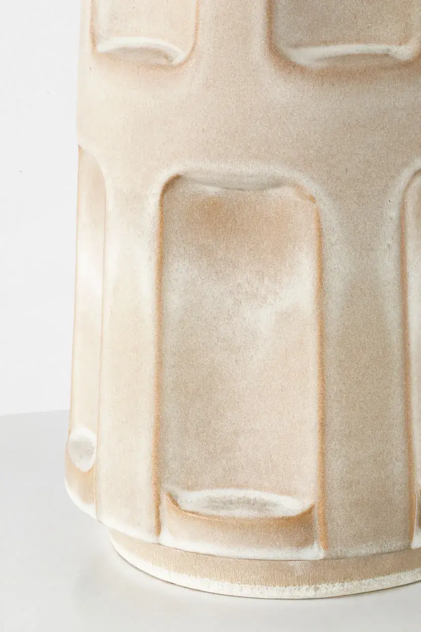 Sophisticated Organic Table Lamp with Textured Stone Finish - Image 6