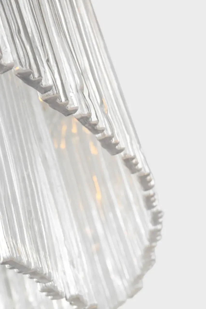 Stunning 48" Linear Chandelier with Timeless Brass Finish - Image 3