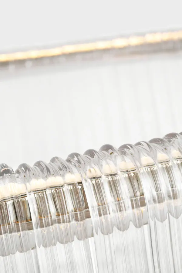 Stunning 48" Linear Chandelier with Timeless Brass Finish - Image 5