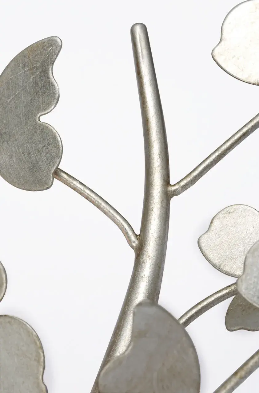 Farfalle 29" Right Sconce in Burnished Silver Leaf - Image 2