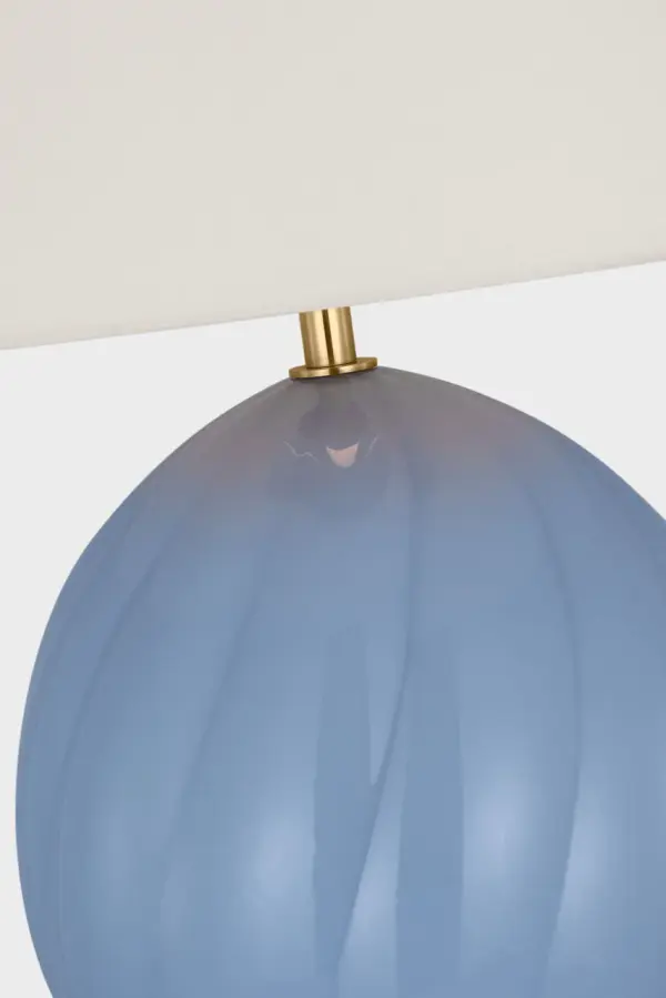 Whimsical Artisanal Glass Lamp with Cordless Convenience - Image 4