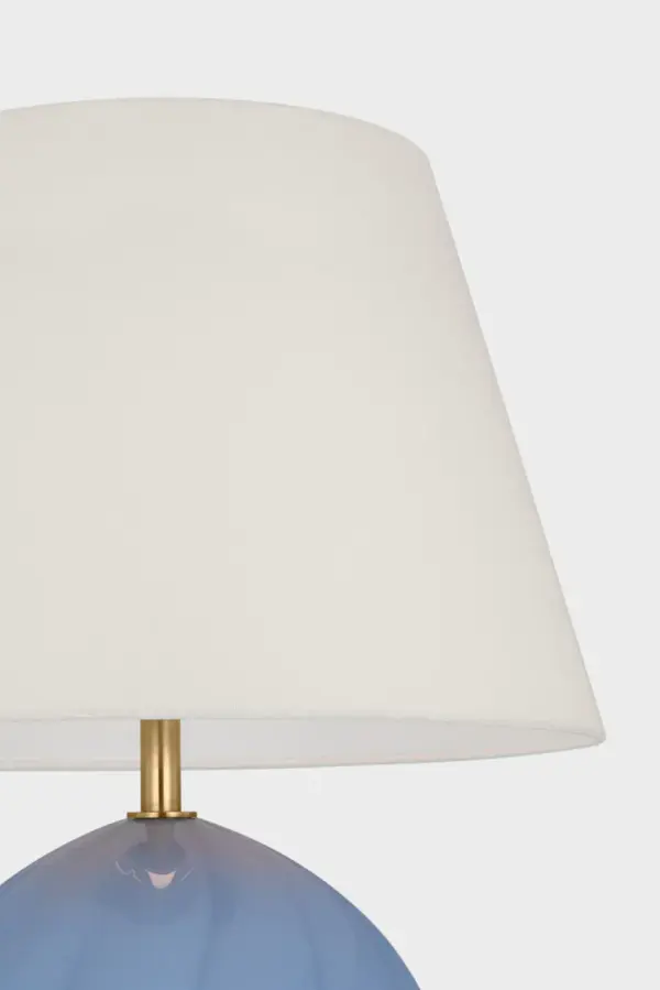 Whimsical Artisanal Glass Lamp with Cordless Convenience - Image 5