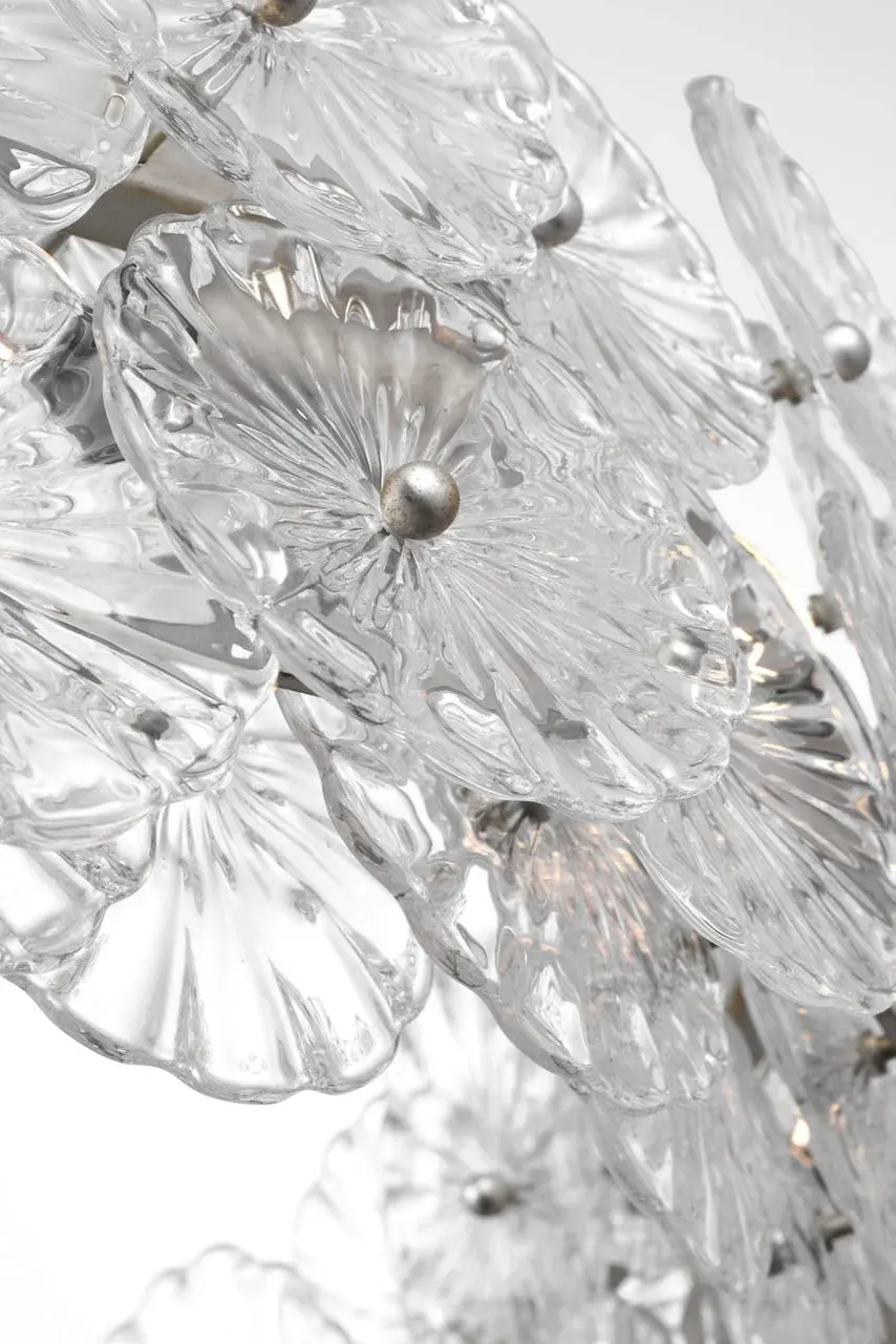 Gianna 36" Ring Chandelier in Burnished Silver Leaf - Image 6