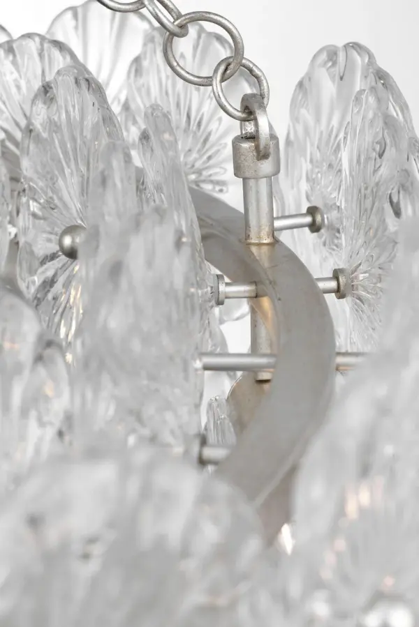 Gianna 36" Ring Chandelier in Burnished Silver Leaf - Image 10