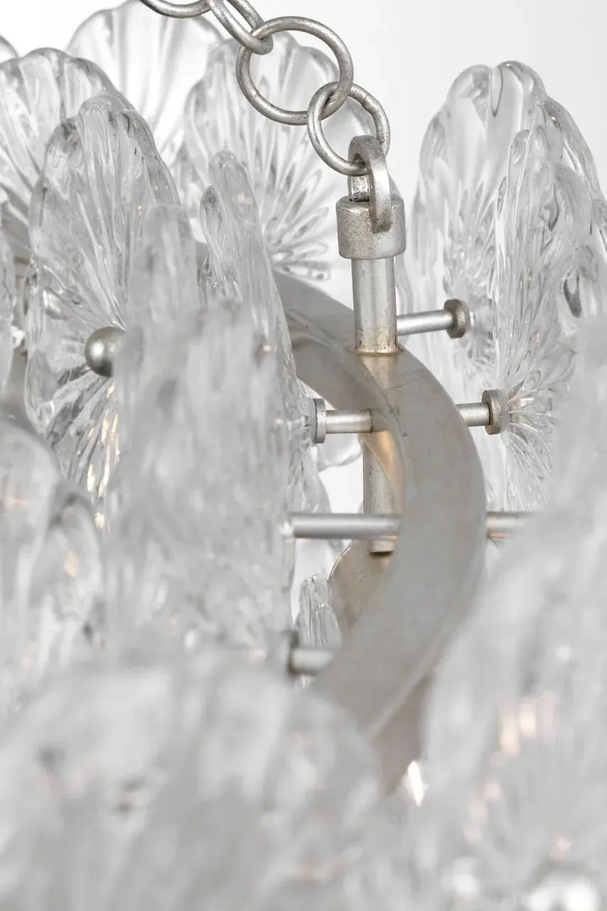 Gianna 36" Ring Chandelier in Burnished Silver Leaf - Image 10