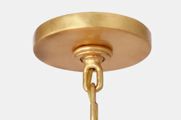 Acadia 30" Medium Chandelier in Antique Gold Leaf - Image 4