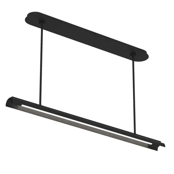 The Carson Linear Chandelier delivers minimalist sophistication with its extruded LED bar design. Designer Kelly Wearstler's signature clean aesthetic shines through in this commercial-grade fixture that works equally well in residential settings.