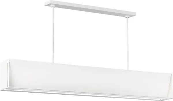 Velero Large Linear Chandelier in Soft Linen - Image 4