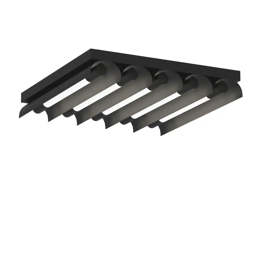 Carson LED Flush Mount in Midnight Black