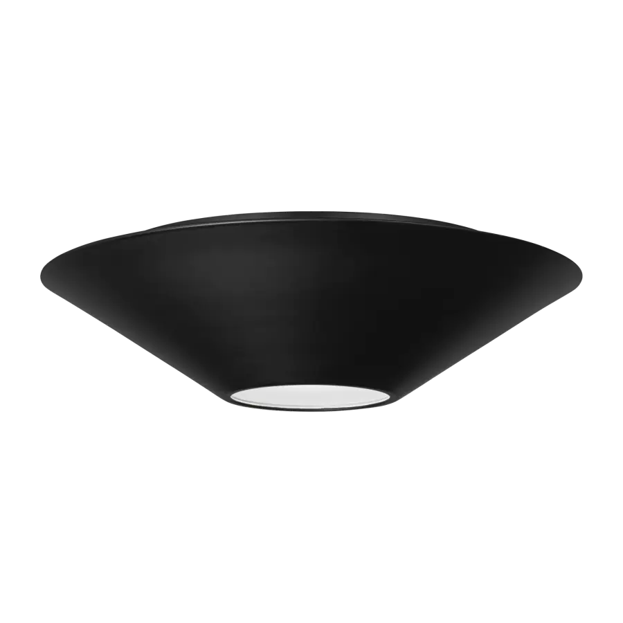 Echo Medium Flush Mount in Midnight Black - Image 3