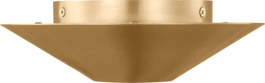 Echo Small Flush Mount and Sconce in Burnished Brass - Image 2