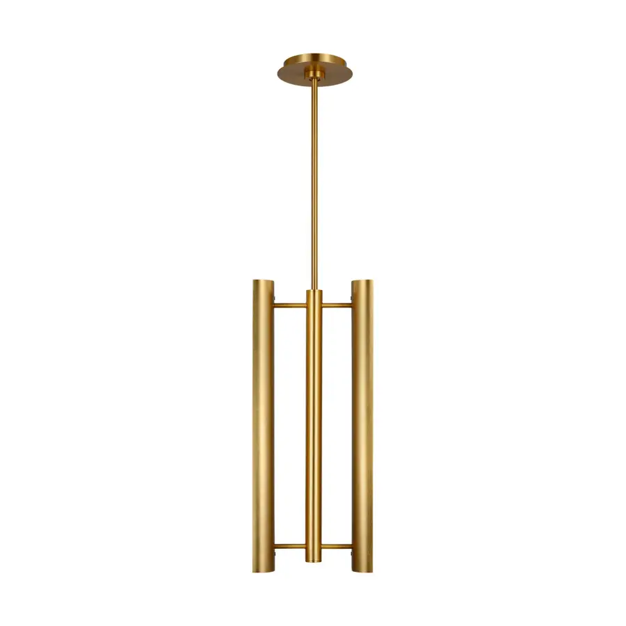 Carson LED Pendant in Burnished Brass