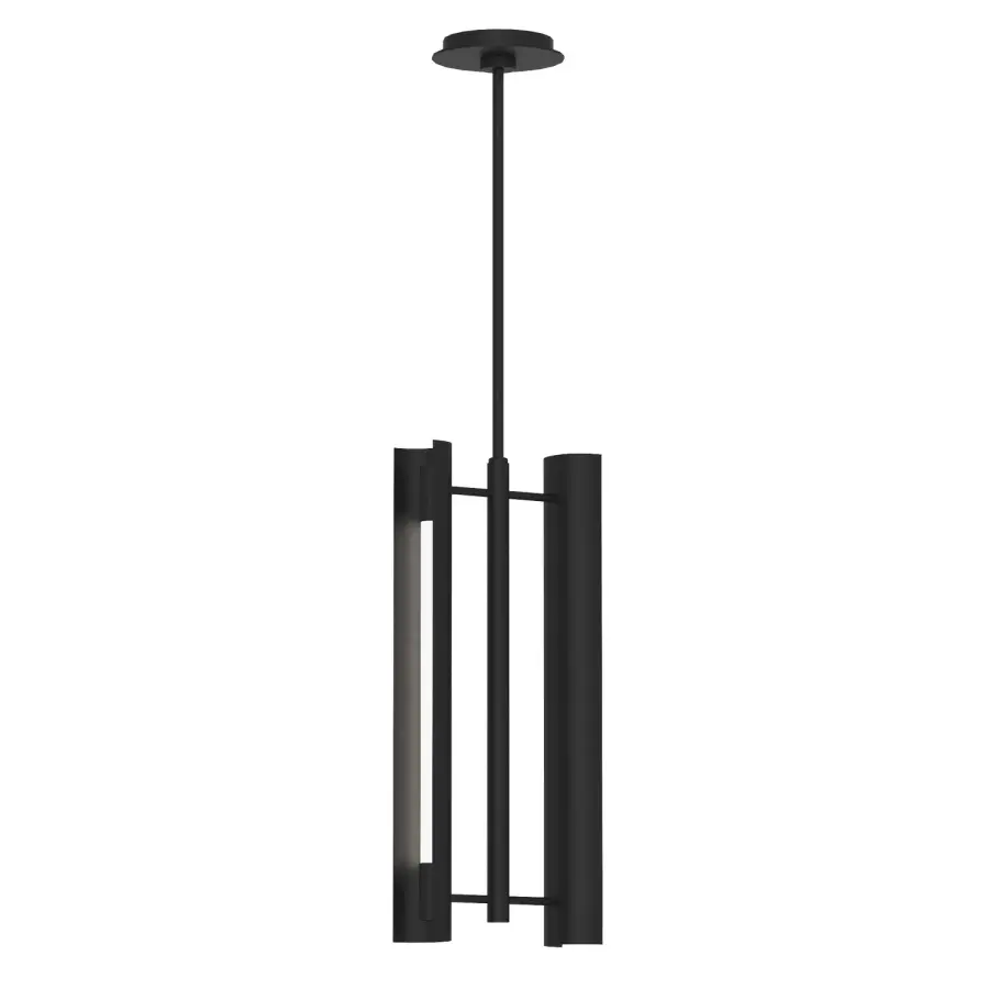 Carson LED Pendant in Midnight Black