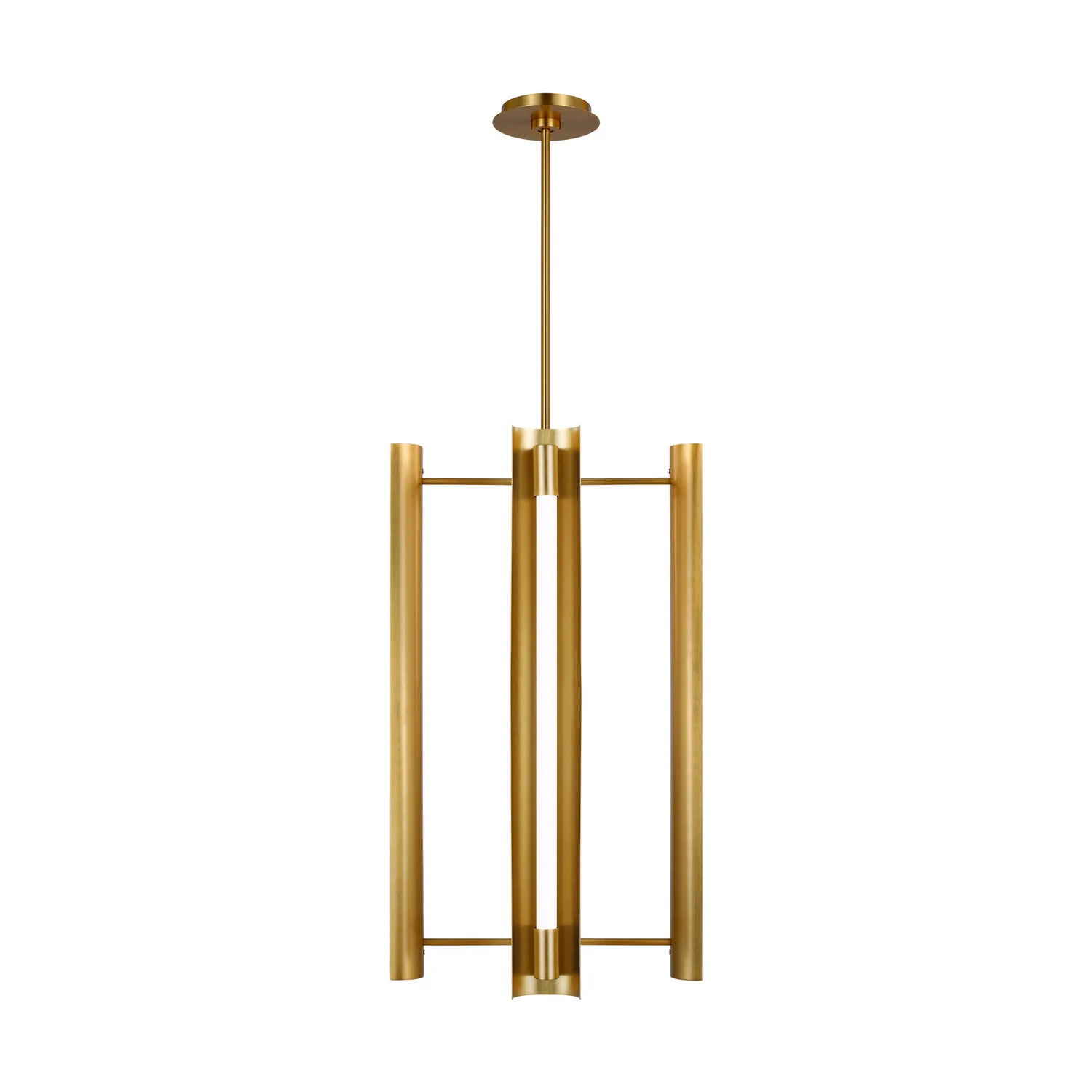 Carson LED Pendant in Burnished Brass